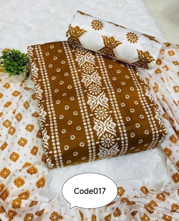 অরিজিনাল স্ক্রিন প্রিন্ট থ্রি-পিস
